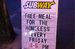 FOOD FOR HOMELESS